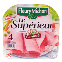 Jambon Fleury Michon le Supérieur (x4)