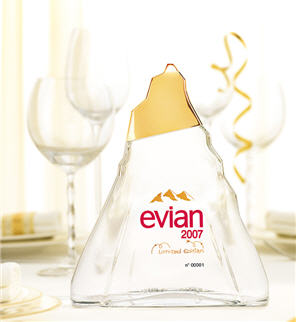 Bouteille collector "Evian Origine" 2007 - Danone