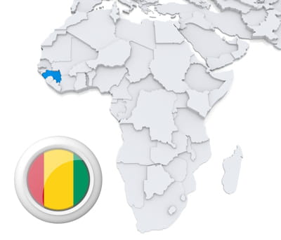 la guinée, onzième pays le plus pauvre du monde. 