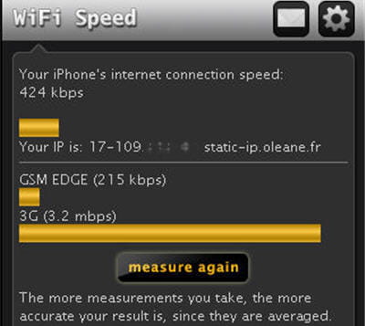 mesurer sa vitesse en wi-fi 