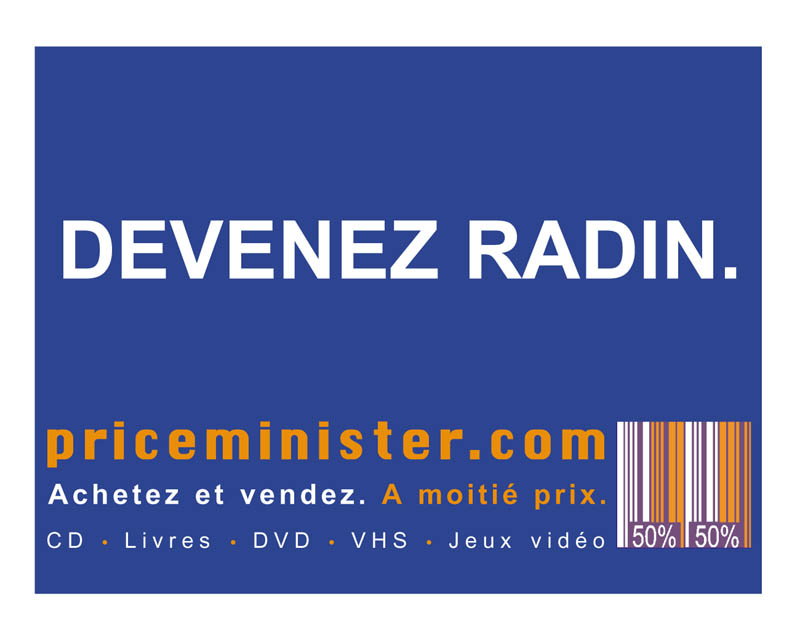 Offline : PRICEMINISTER.com s'affiche à tout petit prix