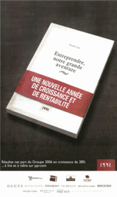Publicit&eacute; financi&egrave;re de PPR.