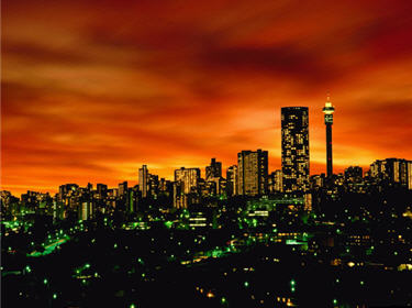 La skyline de Johannesburg
