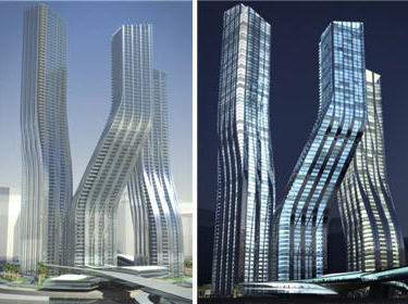 Les "dancing towers" de Dubaï 