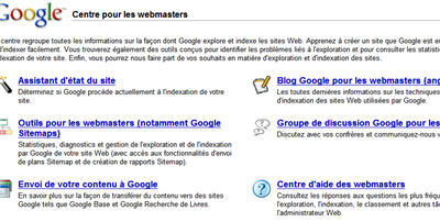 Google Webmaster central