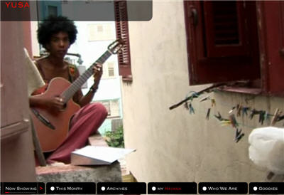 Vidéo d'une artiste cubaine sur Havana-club